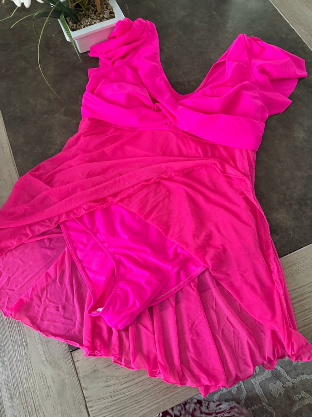 Zando Women's Plus Size Bathing Suit Tummy Control One Piece
Swim Dress - Picture 6 of 9